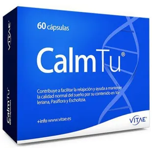 Vitae CalmTu, Valerian, Passionflower and California Poppy 60 Capsules