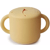 Mushie Silicone Snack Cup Solid Pale Daffodil Yellow