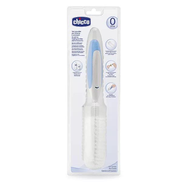 Chicco Allattaminto Set di Spazzole 3 in 1