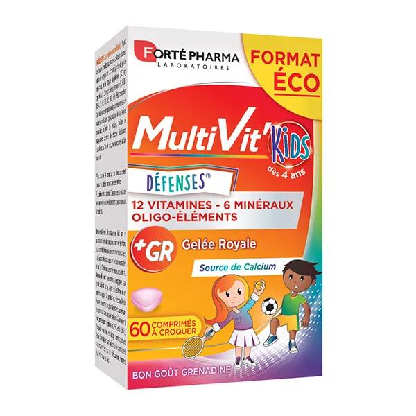 Forté Pharma Multivit' Kids Defensa 60 comprimidos masticable