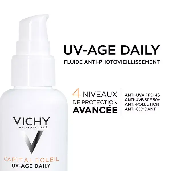 Vichy Capital Soleil UV-Age Daily Fluide Anti-Photovieillissement SPF50+ 40ml
