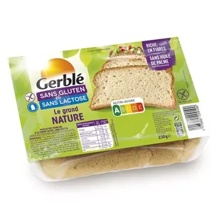 Gerblé Senza Glutine & Senza Lattosio Pane Le Grand Nature 230g