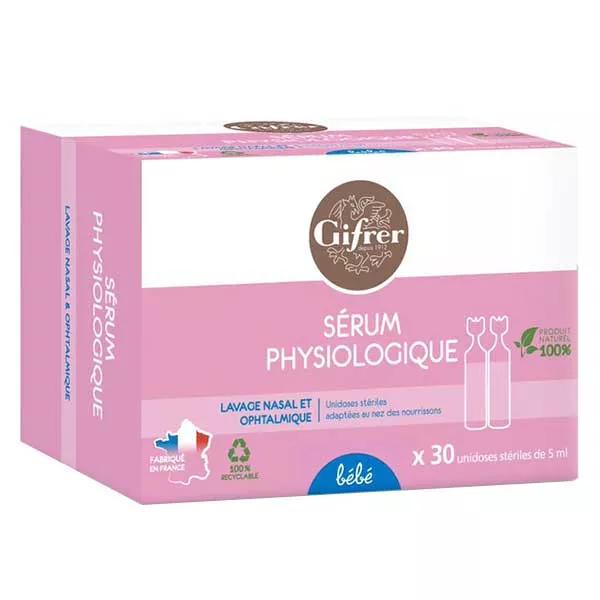 Gifrer Physiological Solution for Nasal and Ophthalmic Irrigation 30 x 5ml Single Doses 