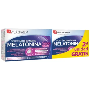 Forté Pharma Melatonina 1900 Flash 2x30 Comprimidos (2ª ud GRATIS)