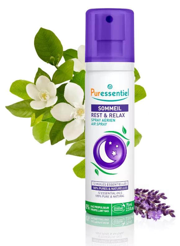 Puressentiel Aéreo Sueño y Relax 12 Aceites Esenciales Spray 75 ml