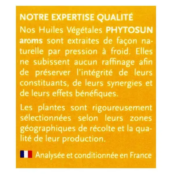 Phytosun Arôms Huile Végétale de Calophylle Bio Nourrit et Adoucit la Peau 50ml