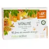 Naturactive Vitalité Ginseng Gelée Royale & Propolis Goût Orange Lot de 2 x 20 sticks