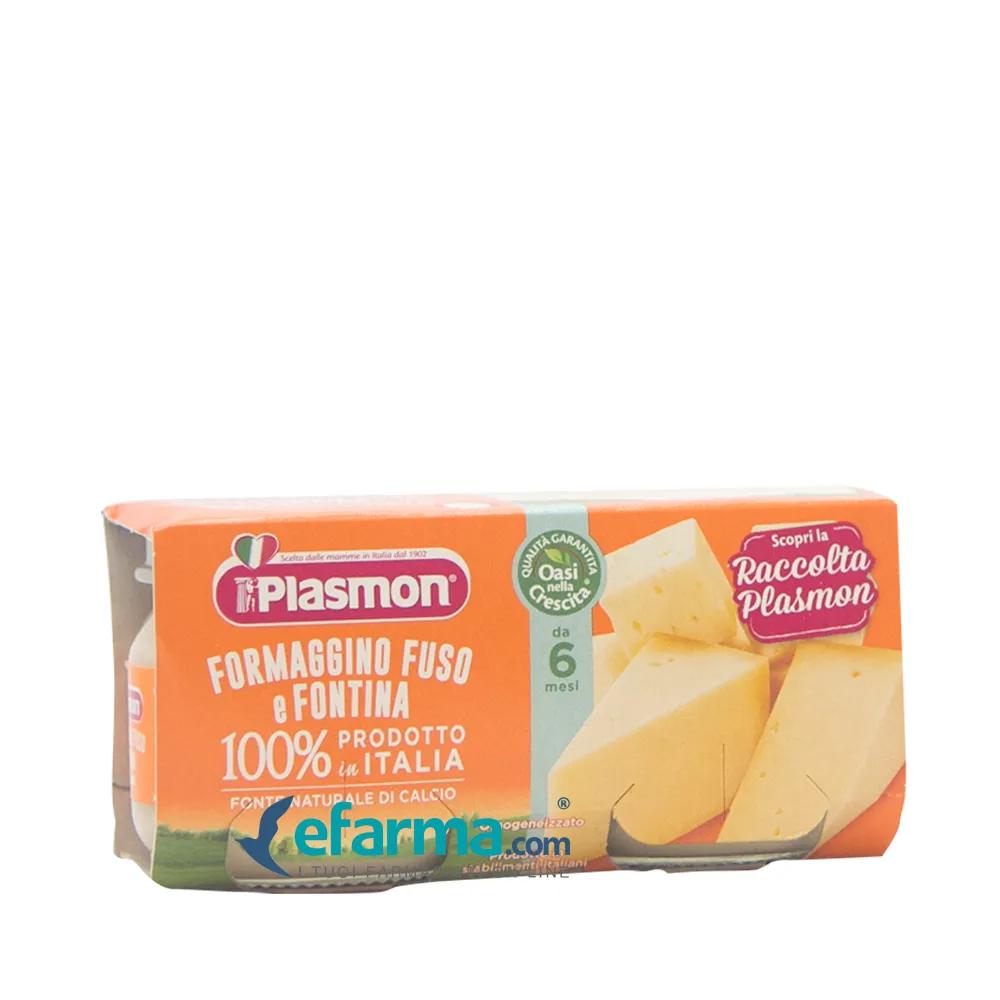 Plasmon Omogeneizzato Formaggino Fuso Con Fontina 2 Vasetti d 80 g