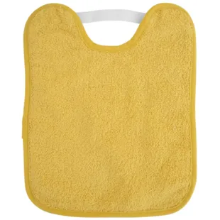 Saro Babero de Rizo Plastificado Mostaza