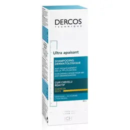 Vichy Dercos Shampoing Dermatologique Ultra Apaisant Cheveux Secs 200ml