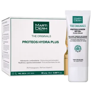 MartiDerm The Originals Proteos Hydra Plus 30 Ampoules + Proteos Cream SPF50+ 40 ml