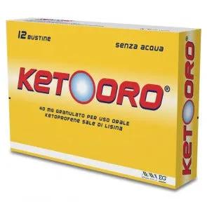 Ketooro 40 mg Granulato Uso Orale 12 Bustine Senza Acqua