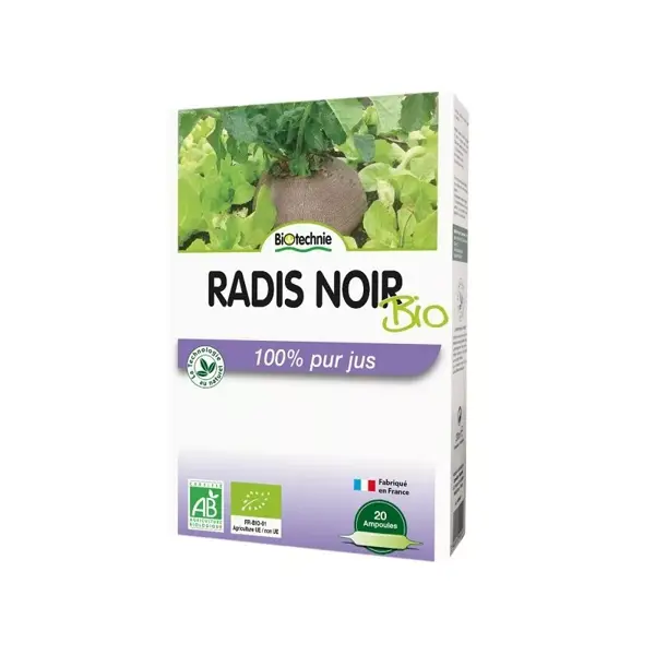 Biotechnie Radis Noir Bio Digestion 20 ampoules