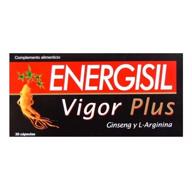 Energisil Vigor Plus Ginseng y L-Arginina 30 Cápsulas