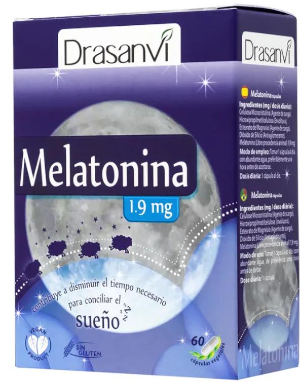 Drasanvi Mélatonine 1,9 mg 60 Gels Végétaux