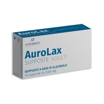 Aurolax Supposte Adulti 2500 mg Con Glicerolo 18 Supposte