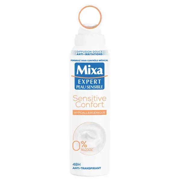 Mixa Sensitive Confort Anti-Traspirante Ipoallergenico 48H 150ml