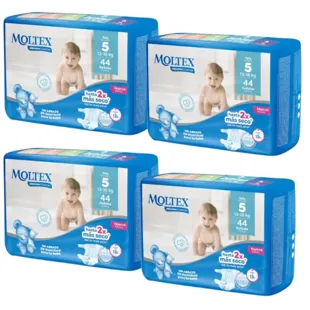 Moltex Premium Comfort Diapers Size 5 (13-18 Kg) 4x44 units