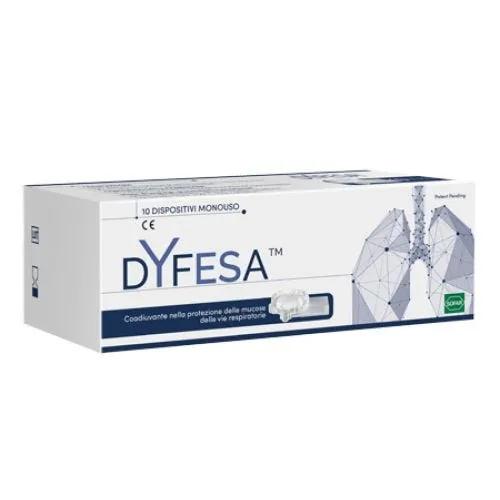 Dyfesa Coadiuvante per le Vie Respiratorie 10 Dispositivi Monouso