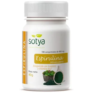 Spirulina tablets 400mg 0 Sotya