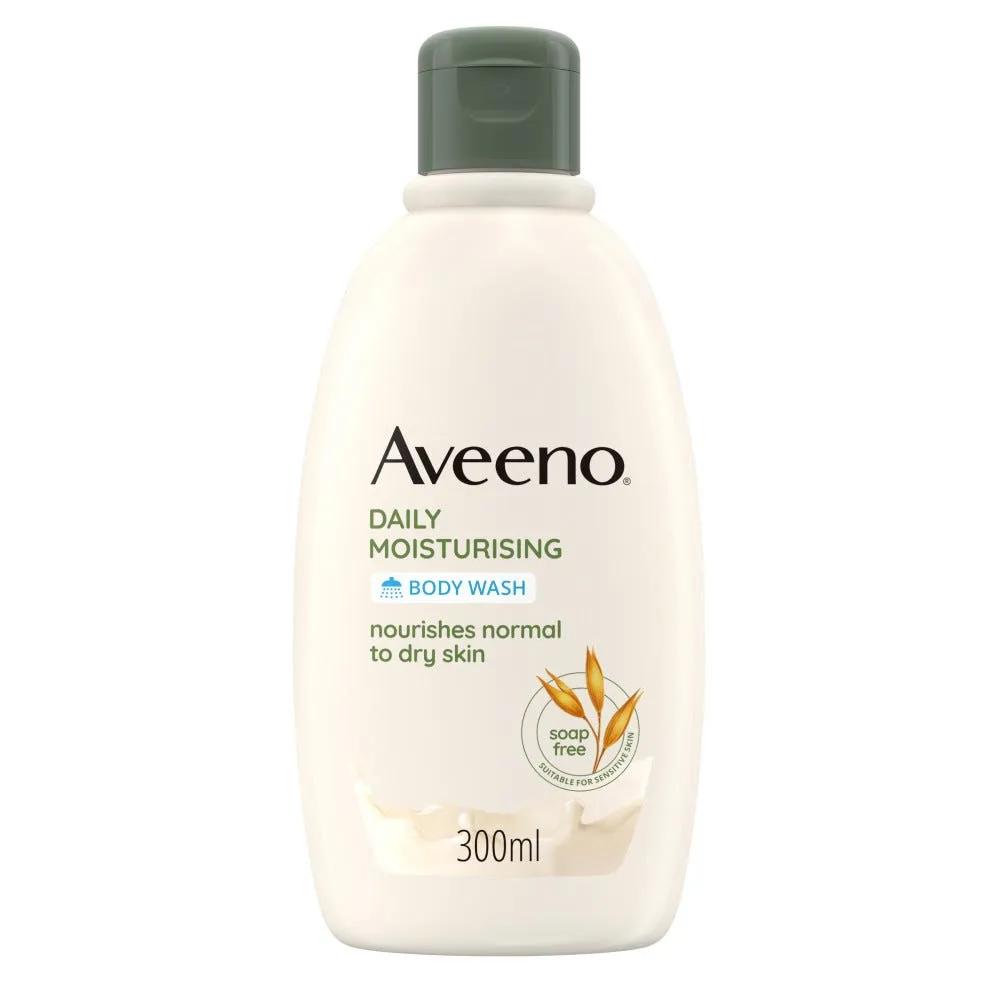 Aveeno Bagnoschiuma Daily Moisturising Bagnodoccia Idratante Per Pelli Normali e Sensibili 300 ml