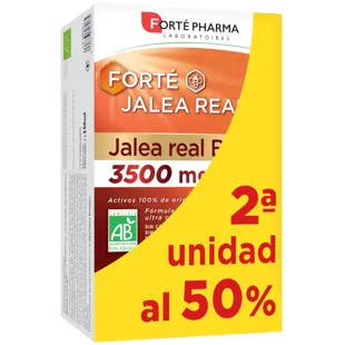 Forté Pharma Forte Organic Royal Jelly 3500mg 2x10 Ampoules (2nd unit at 50%)