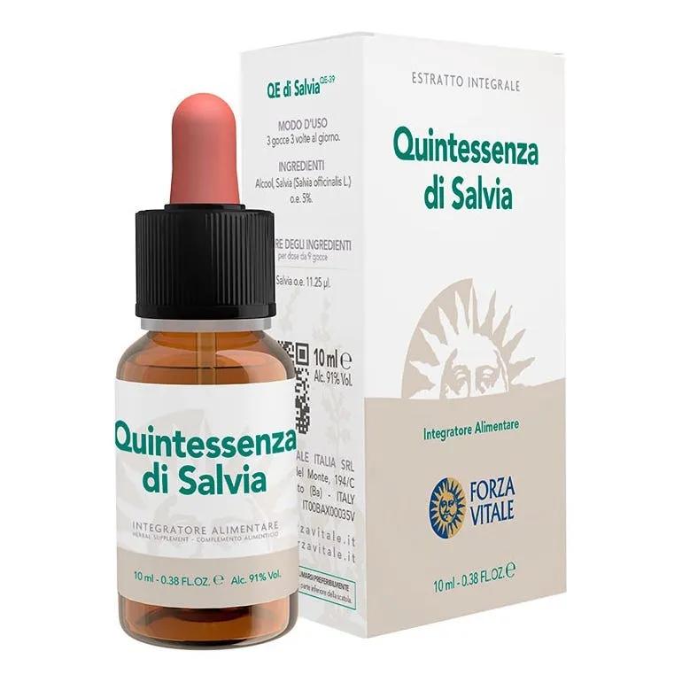 Ecosol Quintessenza Di Salvia Integratore Gocce 10 ml