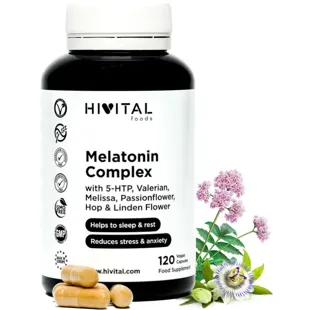 Hivital Melatonin Complex 120 vegane Kapseln