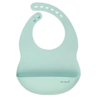 Saro Babero de Silicona Liso Menta