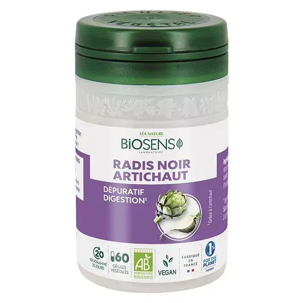 Biosens Depurative Digestion Organic 60 vegetarian capsules
