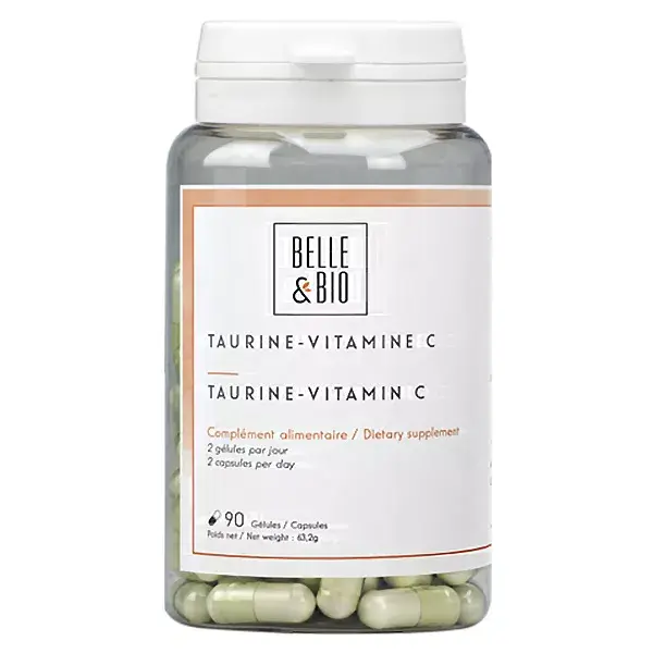 Belle & Bio Taurina y vitamina C 90 cápsulas 