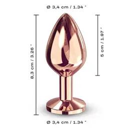 DORCEL DIAMOND PLUG ROSE GOLD M