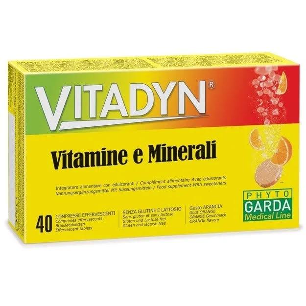 Phyto Garda Vitadyn Multiminerale Multivitaminico Integratore 40 Compresse Effervescenti