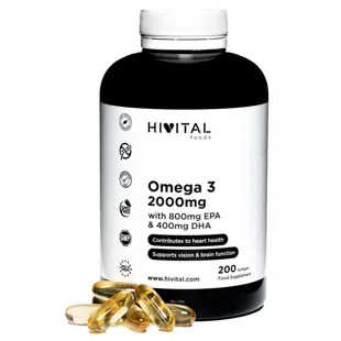 Hivital Omega 3 2000 mg 200 Capsules