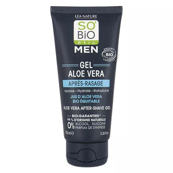 So'Bio Étic Men Gel Après-Rasage Jus d'Aloe Vera Bio 100ml