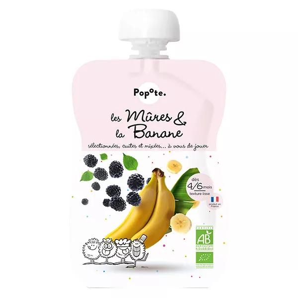 Popote de Frutos Maduros Plátano 4-6 meses Ecológico 120g