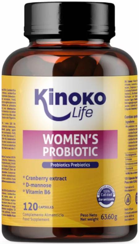 Kinoko Life Probiotique Femme 4en1 120 Gélules