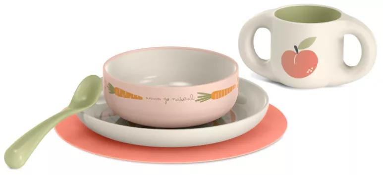 Suavinex + 6m servies voor meisjes