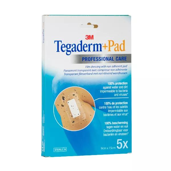 3M Tegaderm + Pad medicazioni 9 x 15 cm scatola di 5