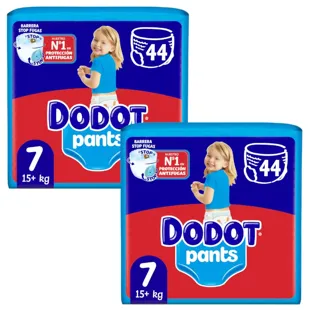 Dodot Pants Panties Diapers Size 7 (+15 kg) 2x44 units