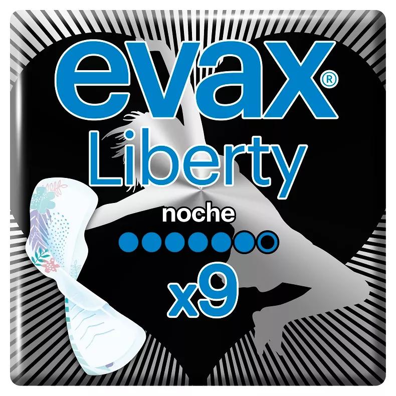 Evax Liberty Compresa Noche Alas 9 uds
