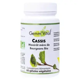 Vit'all+ Gemm'Vital Cassis Bio 60 gélules végétales