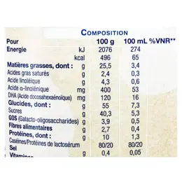 Novalac Lait de Croissance 3ème Âge Bio 800g