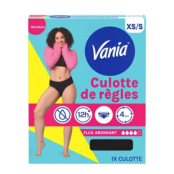 VANIA Culotte de Règles Flux Abondant Taille XS/S