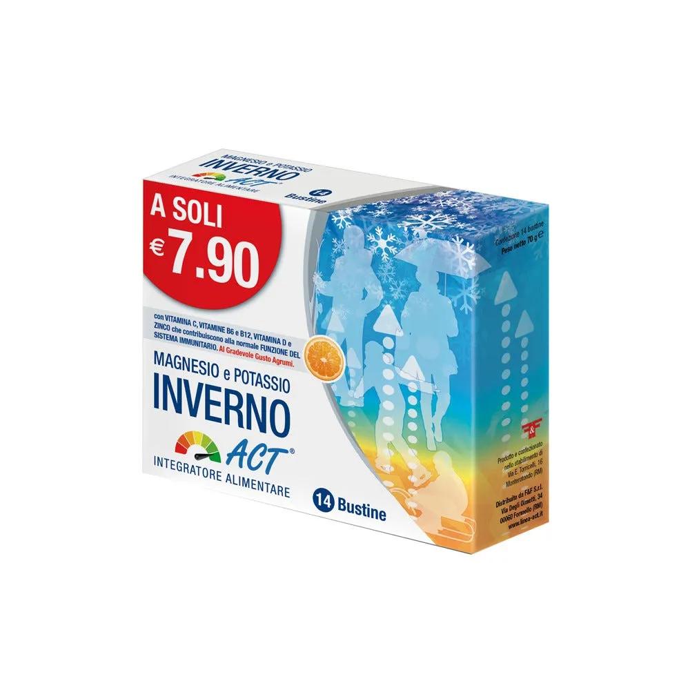 Magnesio Potassio Inverno Act Integratore 14 Bustine