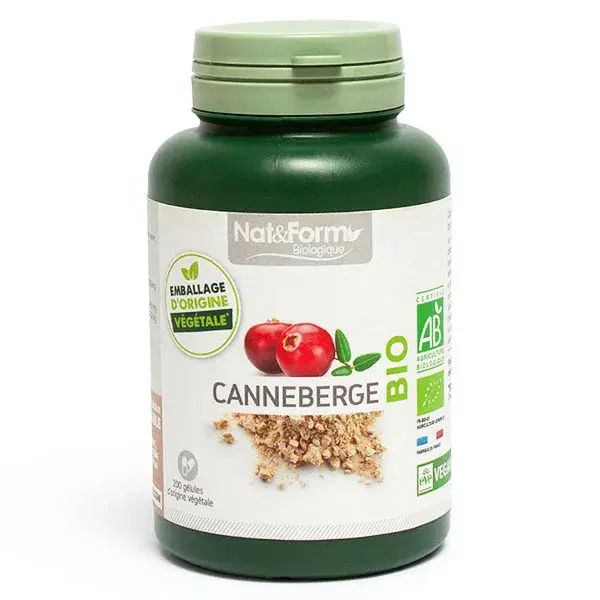 Nat & Form Bio Canneberge 200 gélules végétales