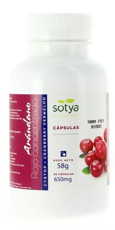 Sotya Arándano Rojo Concentrado 650 mg 90 Cápsulas