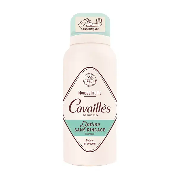 Cavaillès Mousse Intime Sans Rinçage Fraîcheur 100ml