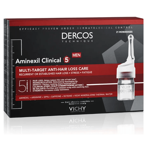 Vichy Dercos Technique Aminexil Intensive 5 - Uomo 21x6ml