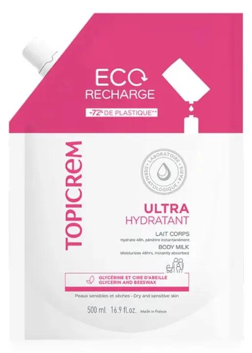 Topicrem UH Recharge Lait Corps Ultra-Hydratant 500 ml